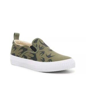 MCQ Alexander MCQueen Women's Swallow Olive Green Slip On Sneaker 41/ US 11 Size